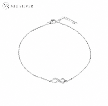 Lắc chân bạc Endless Love