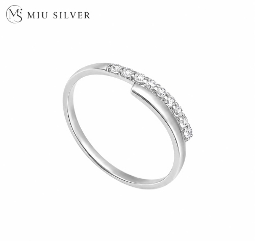 Nhẫn bạc Miu Sparkle