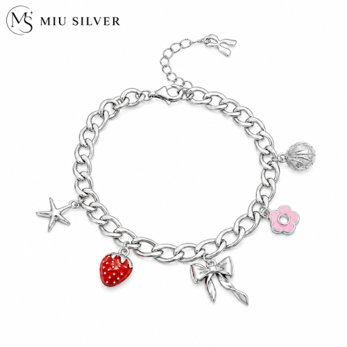 Lắc tay bạc Sweet Charm